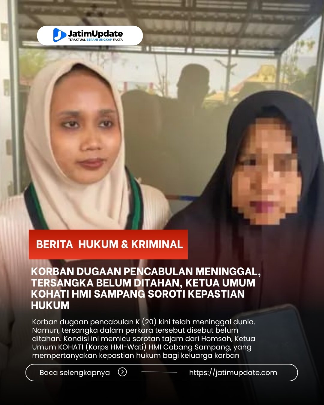 Korban Dugaan Pencabulan Meninggal, Tersangka Belum Ditahan, Ketua Umum KOHATI HMI Sampang Soroti Kepastian Hukum (Ilustrasi)