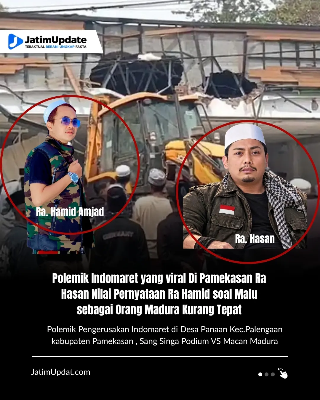 Polemik Indomaret yang viral Di Pamekasan Ra Hasan Nilai Pernyataan Ra Hamid soal Malu Sebagai Orang Madura Kurang Tepat (Ilustrasi)