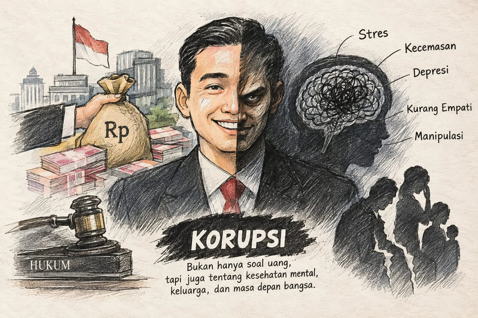 Koruptor dan Psikologi: Benarkah Memiliki Gangguan Mental? (Ilustrasi)